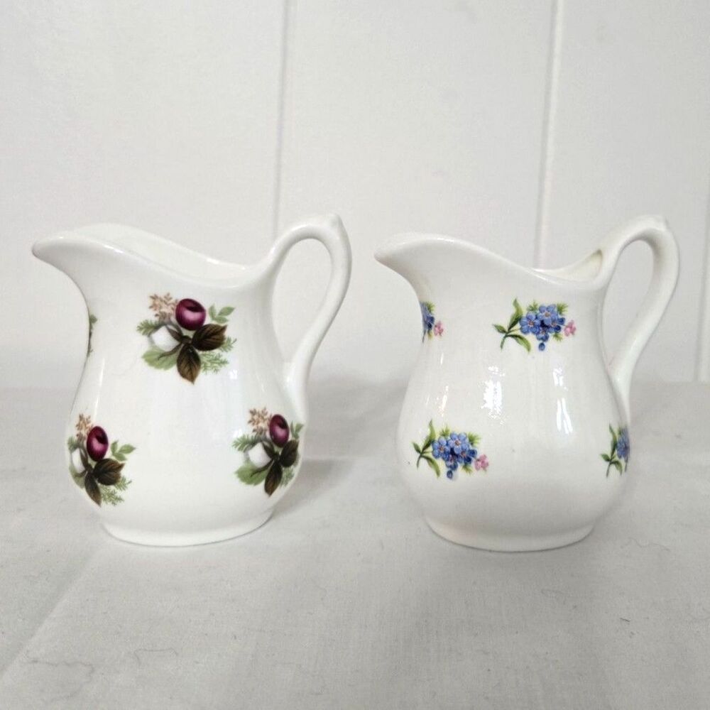 Jubilee Victoria Set of Creamers 3.5" Tall Fine Bone China Made in England